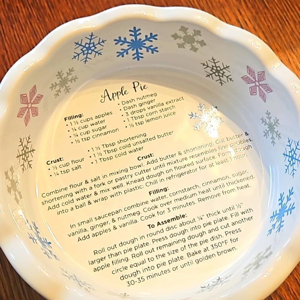 Temptations Bakeware pie plates set of 4